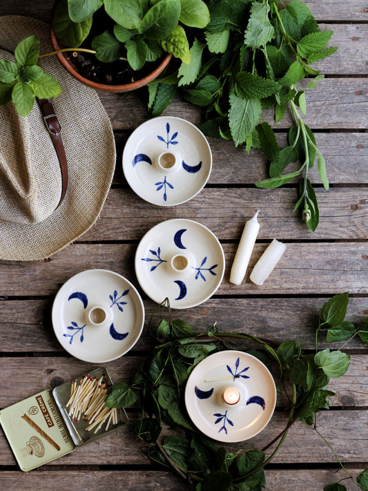 Portacandele Blue Moon