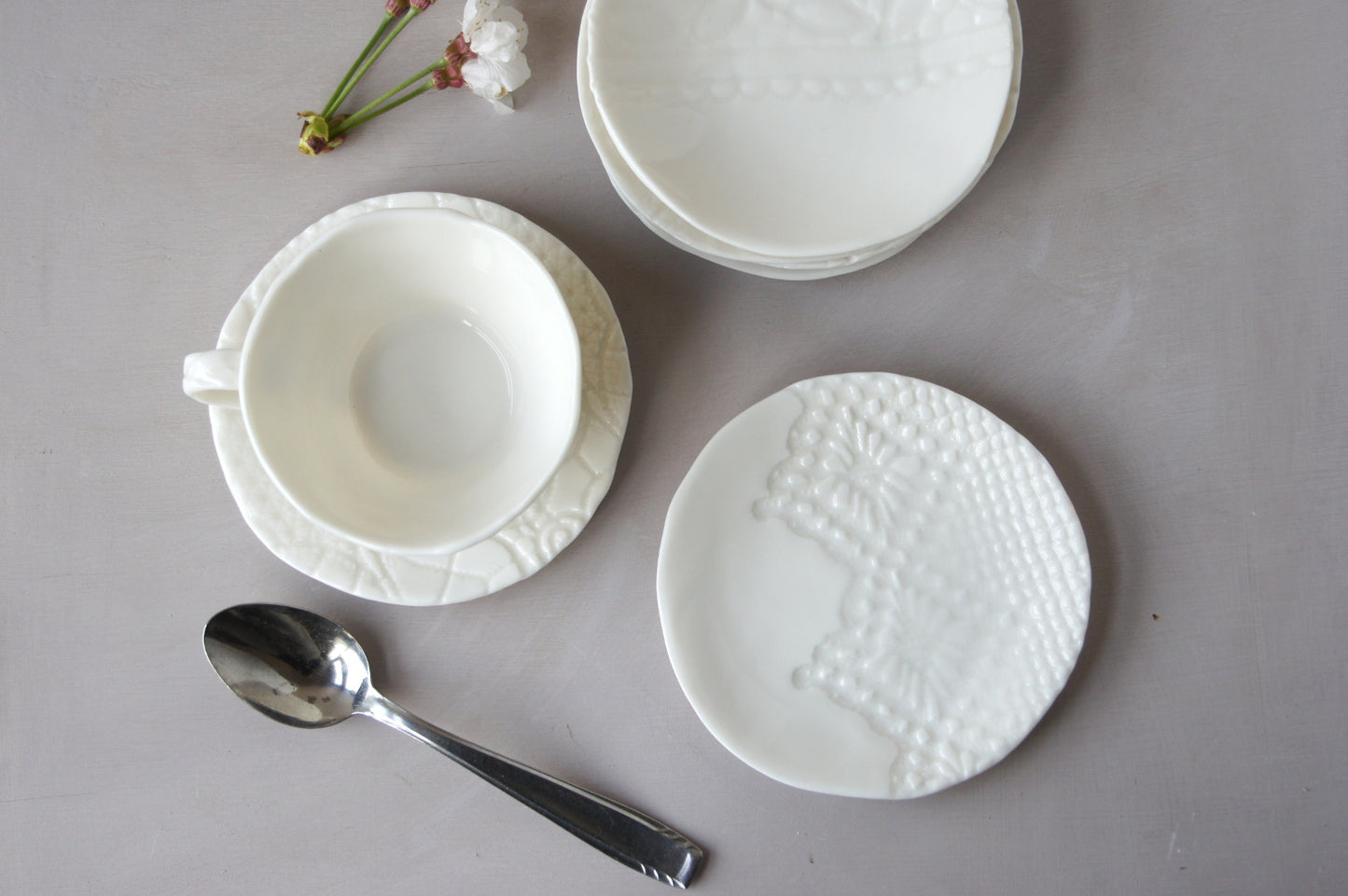 Piattino caffè Merletto - giovelab