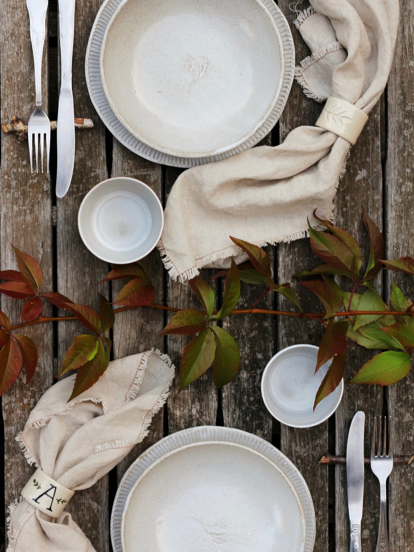 Fringed napkin