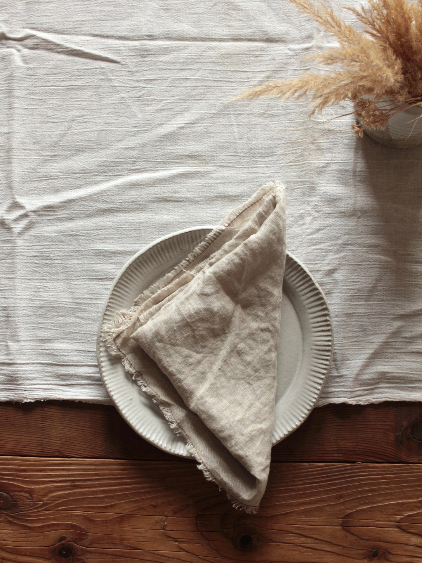 Fringed napkin