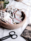 Decorazioni natalizie in ceramica fatte a mano