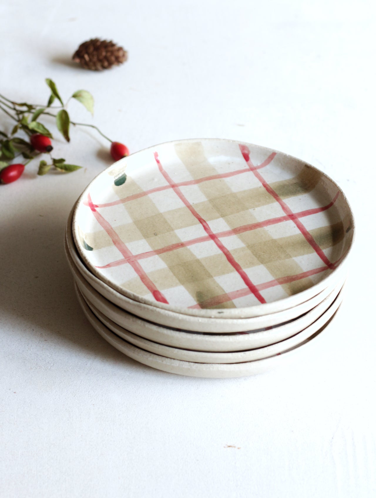 Tartan plate