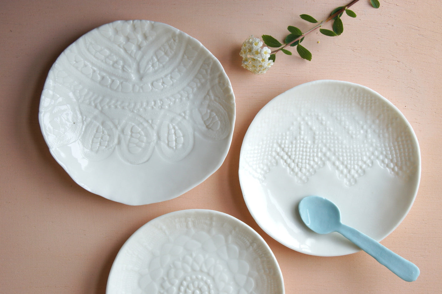 piattino tè "pizzo" TEA PLATE "LACE" - giovelab